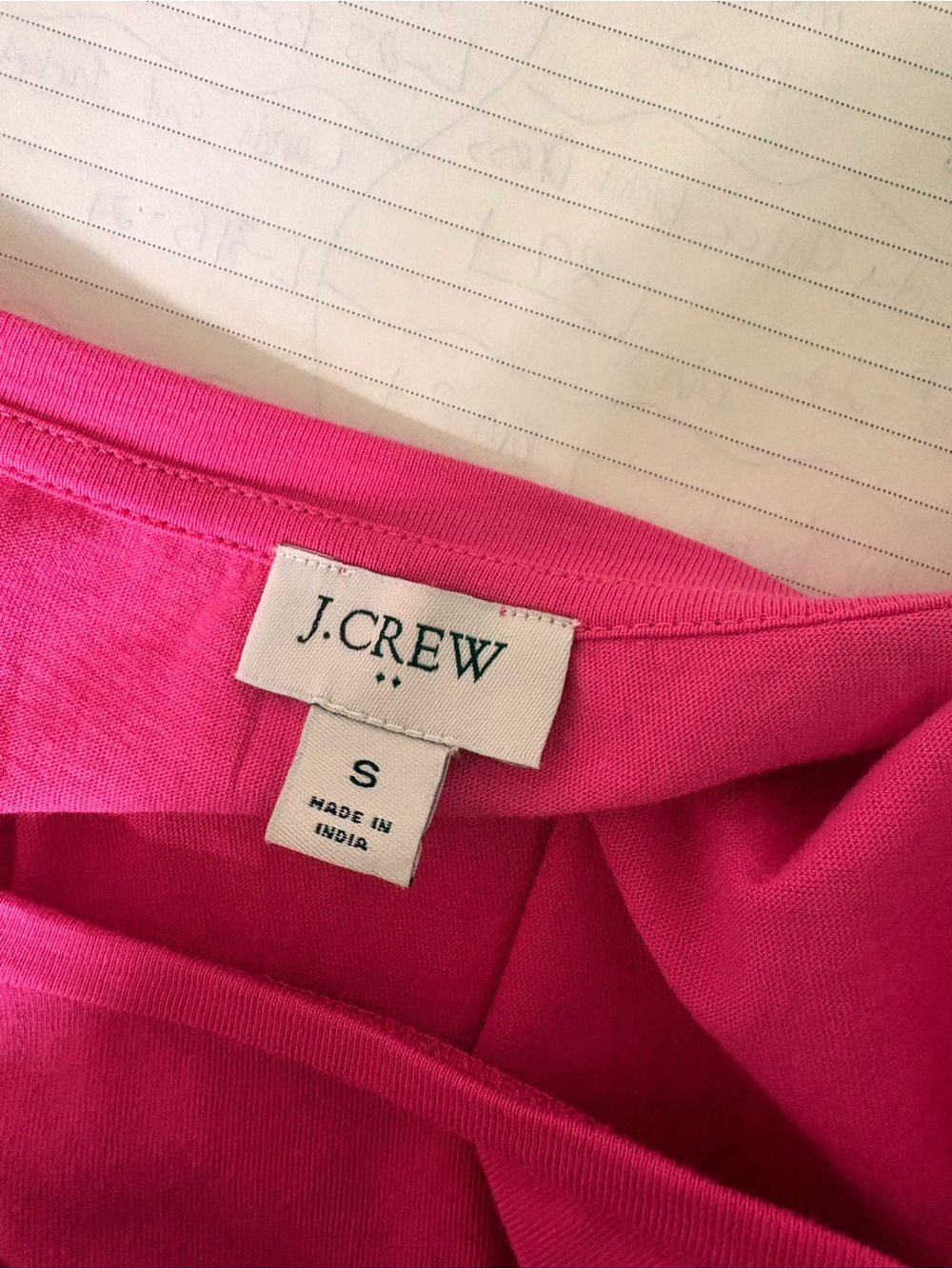 J Crew tiered ruffled t shirt dress in pink size small - Picture 4 of 5